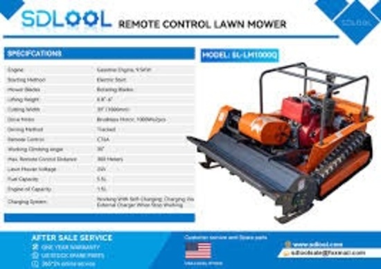 Remote Control Lawn Mower