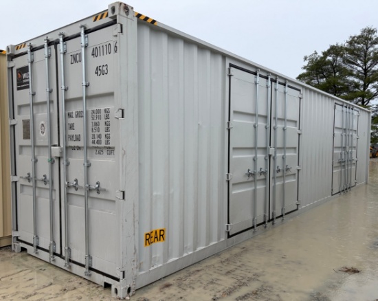 40' Multi Door Shipping Container, ZNCU4011106