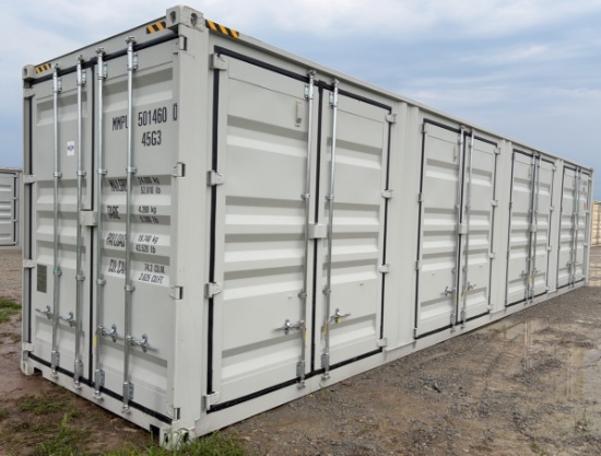 40' Multi Door Shipping Container, MMPU514600