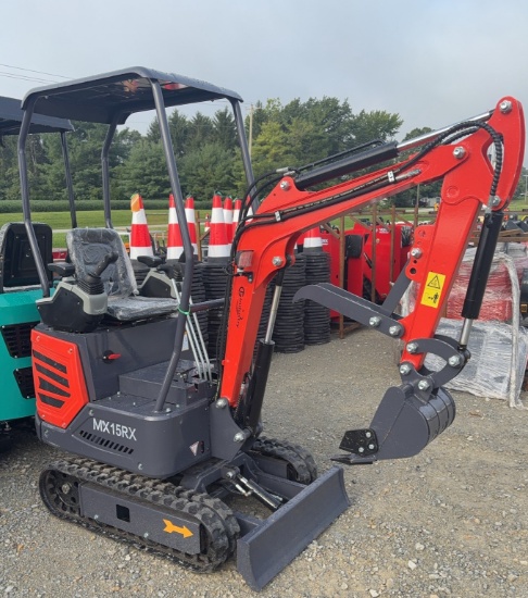 2025 Mini Excavator, Model MX15RX