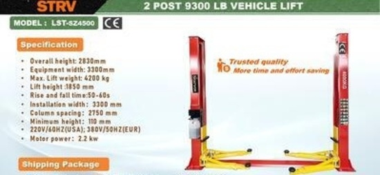 8800LBS Two Post Vehicle Lift