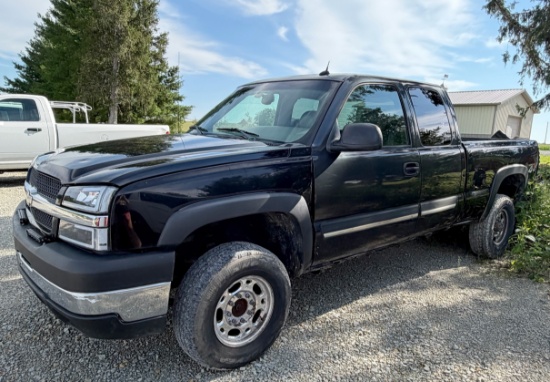 2004 Chevy Silverado K2500, 187,566 Miles, Runs and Drives, Needs a New Belt, Still on But Loose, Ha