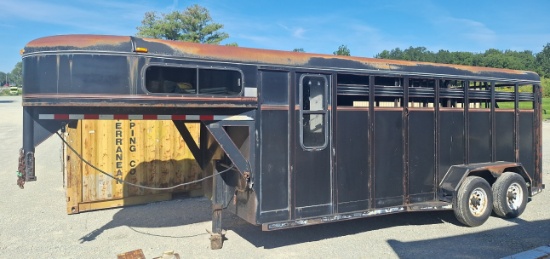 1996 Corn Pro 3 Horse Trailer, 5 New Tires, Title Delay, VIN: 4MJSG182XTHE010928- THIS TRAILER WILL