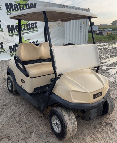 2024 Club Car Electric Golf Cart, Beige w/Beige Top, Just in Off of Lease, 48 Volt, Charger Included
