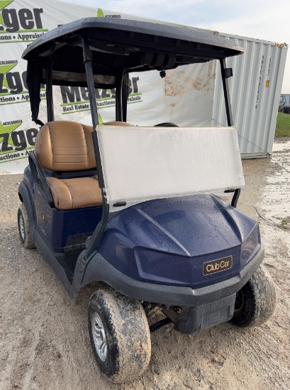2021 Club Car Lithium Golf Cart, Premium Seats, Just in Off of Lease, Blue w/Black Top, Lithium Batt