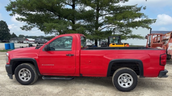 2016 Chevy Silverado, Power Locks, Leather, 91,464 Miles, Runs and Drives, Has Title, VIN: 1GCNCNEC3