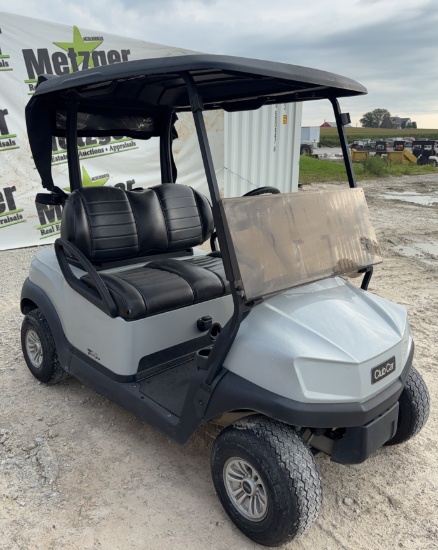 2021 Club Car Lithium Golf Cart, Premium Seats, Just in Off of Lease, Platinum w/Black Top, Lithium