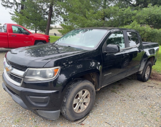 2019 Chevy Colorado, Power/Windows/Locks, Runs, Bad Transmission, Will Need Towed, 165,025 Miles, Ha