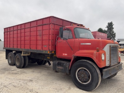 1970 International Fleetstar Grain Truck, 66,305 Miles, Runs and Drives, New Battery, Runs Good, Bed