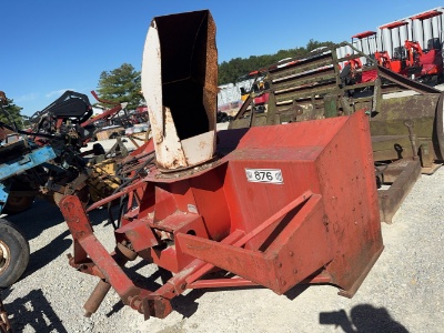 Bervac 876 3pt. Snowblower