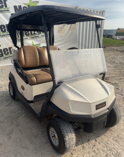 2023 Club Car Golf Cart, Premium Seats, Just in Off of Lease, Beige w/Black Top, 48 Volts, Charger I