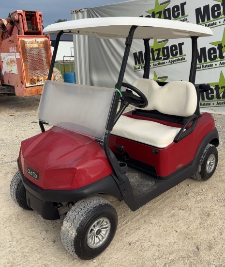 2021 Club Car Lithium Golf Cart, Premium Seats, Just in Off of Lease, Red w/White Top, Lithium Batt