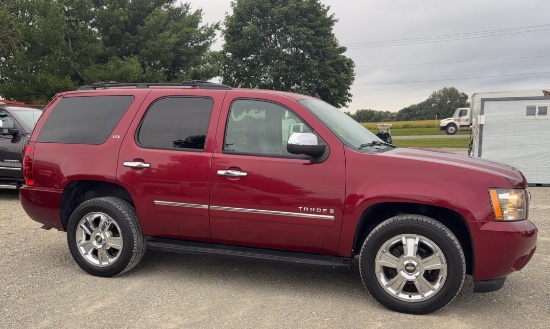 2009 Chevy Tahoe LTZ 4x4,154,705 Miles, Runs and Drives, Back Up Camera, Navigation, DVD Player, Sun