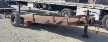 Steel Deck Trailer, Missing One Hub - NO TITLE, 6'10"x16'