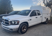2007 Dodge Ram 2500, 261,270 Miles, Runs and Drives, Check Engine Light is On for Fuel Cap E-Vap, Ru