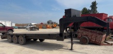 Homemade 20'x5' Dovetail Trailer, 21,000lb Weight Rating, New Brakes on Axle, 6 Matching Heavy Duty