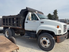 1999 GMC C-Series 6500 Dump Truck, Runs and Drives, Gas, 131,941 Miles, Has Title, VIN: 1GDJ6H1D2XJ8