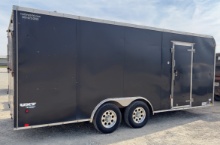 2009 United Express Line Enclosed Trailer, 20’, Used as a Race Car Trailer, Has Front Cabinets, Has