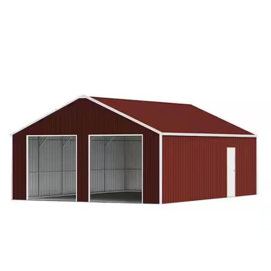 25’x45’ Unused Double Garage Metal Shed, Model C2545FT