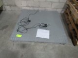Global 4'x4' Floor Scale with Digital Weight Indicator
