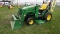 2002 John Deere 4010 4x4 Compact Loader Tractor, SN:H112273, Diesel, Hydro,