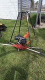 Two-Man Gas Auger. w/ 8'' Auger & Extention