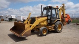 1994 Caterpillar 416B Tractor Loader Backhoe, SN:8ZK03772, 2wd, Cab, Extend