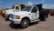 2000 Ford F350SD S/A Dump Truck, SN:3FDWF37F9YMA20370, 7.3L Diesel, 9' Land