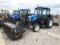 *2008 New Holland TN70DA Broom Tractor, SN:HJE107531, Cab/Air, Sweepster 7'
