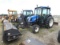 *2008 New Holland TN60DA Broom Tractor, SN:HJE098912, Cab/Air, Sweepster 7'