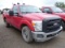 *2011 Ford F250SD Pickup, SN:1FTBF2A67BEA23352, Standard Cab, Long Bed, 155