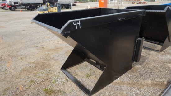 *1.5yd Dump Container, Skidloader QT, Made in USA