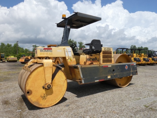 *2007 Bomag BW11AS Tandem Static Roller, SN:901D08906681, Cummins 4 Cyl, 54