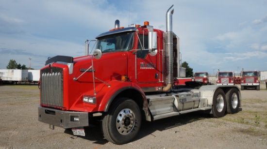 *2009 Kenworth T800 Tandem Truck Tractor, SN:1XKDD40X09J247877, Cummins ISX