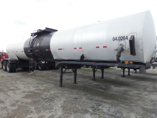 *1993 Fruehauf 7000 Gal. Asphalt Tank Trailer, SN:1H4T04320PL013503, Model: