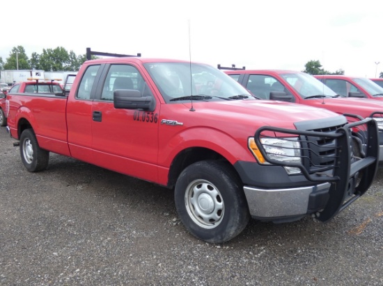 *2012 Ford F150 Ext. Cab Pickup, SN:1FTVX1CF6CKD70899, V8 Gas, Auto, Air, L