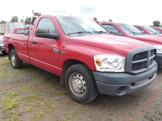 *2009 Dodge 2500HD Pickup, SN:3D7KR26T79G548703, Std Cab, Long Bed, 200584