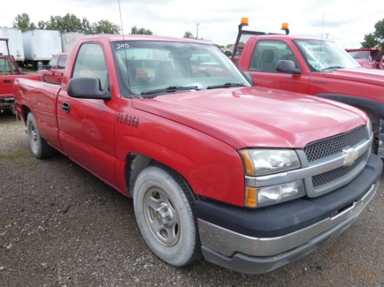 *2003 Chevy 1500 Pickup, SN:1GCEC14X83Z305689, Std Cab, Long Bed, 175194 mi