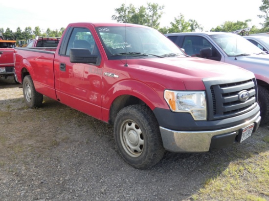 DEAD *2010 Ford F150 Pickup, SN:1FTMF1C8XAKC36555, BLOWN ENGINE, Std Cab, L