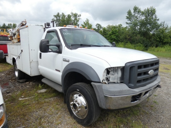*DEAD* 2005 Ford F550 4x4 Mechanics Truck, SN:1FDAF57F55EB31515, Diesel - N