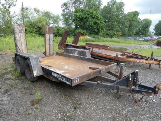 1992 Towmaster Tag Trailer, SN:162075