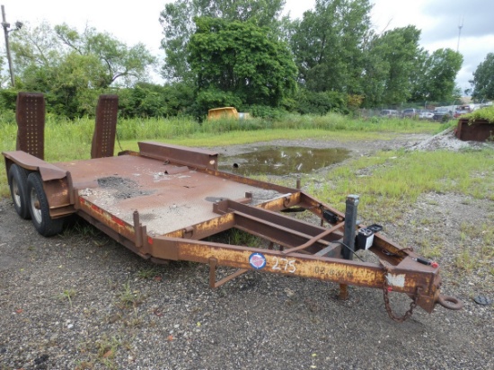 *1996 Belshe 4t Tandem Tag Trailer, SN:16F01428V1029281,  78''x14' Deck, Be