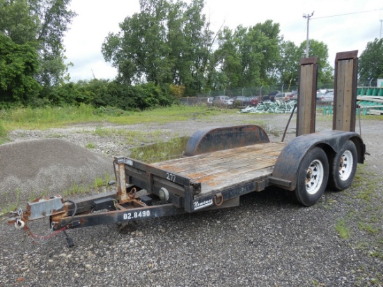 1995 Nomanco Tag Trailer, SN:5412WT00941,  10' Deck, 54'' Between Fenders,