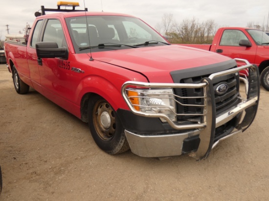 2012 Ford F150 Pickup, SN:1FTVX1CF4CKD70898, Extended Cab, Long Bed, RF Str