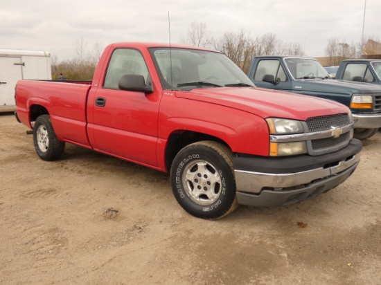 2004 Chevy 1500 Pickup (DEAD), SN:1GCEC14X94Z316248, 185381 mi.