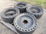 (4) 33x12-20 SolidairTires