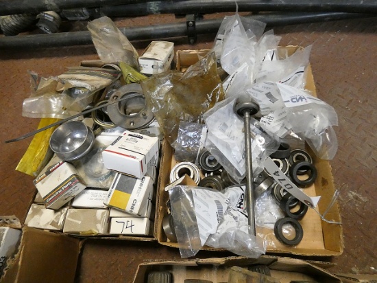 (2) Trays of Bearings