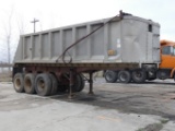 1969 Trailco 24' Triaxle Aluminum Dump Trailer, SN:MC4547 (Not road worthy)