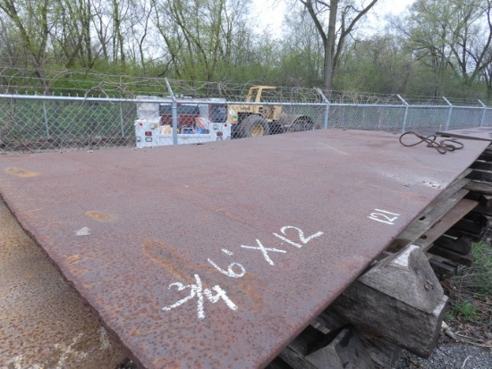3/4'' 6x12 Street Plate