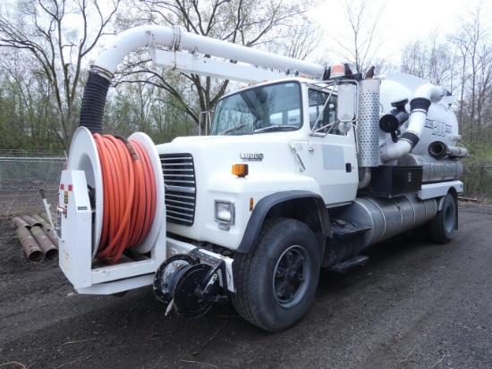 1991 Ford 8000 Vactor 2100 S/A Vac Truck, SN:1FDYR82A6MVA04703, Ford Diesel